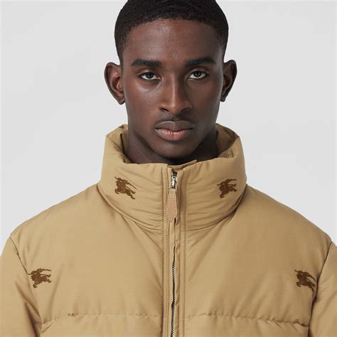 burberry men puffer coat|Burberry nylon puffer coat.